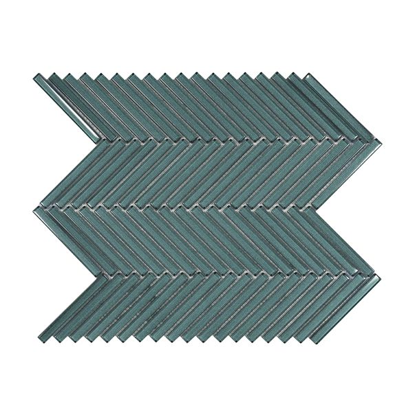 CR PLUS HG Glass Wandtegel Mozaiek.28,5X30,5cm Green 8mm Glans