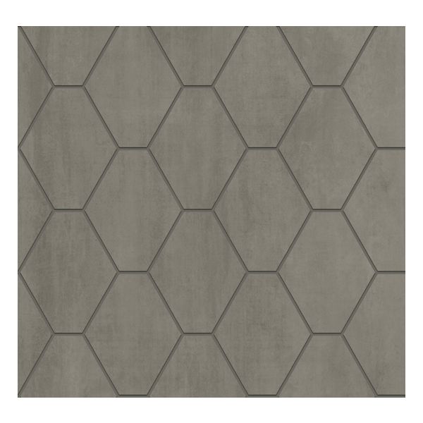 Kronos Metallique ME081 Vloertegel Hexagon 31,1X32,2cm Lame 10Mm Mat R9