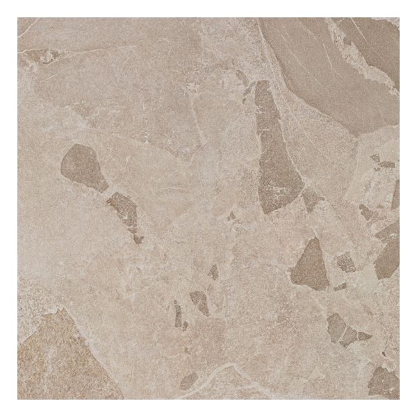 vtwonen Tegels Flakes 256682 Vloertegel 60X60cm Comet Cream 9,5mm Mat Ret.R10