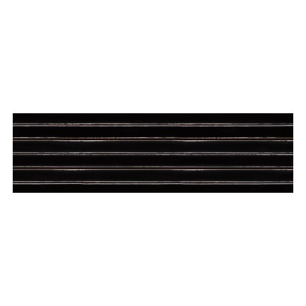 vtwonen Tegels Rib 401209 Wandtegel 13,4X45cm Azabache9mm Glans