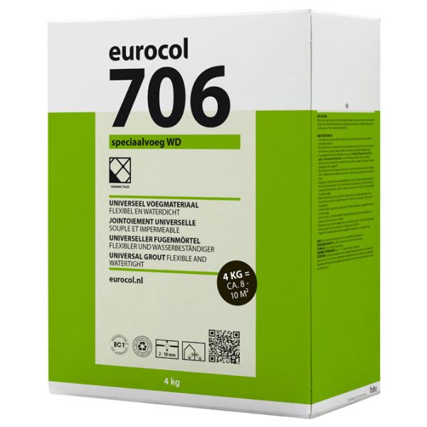 Eurocol 706 Speciaalvoeg WD 706254 Voegmiddel doos 4kg Buxy Speciaal