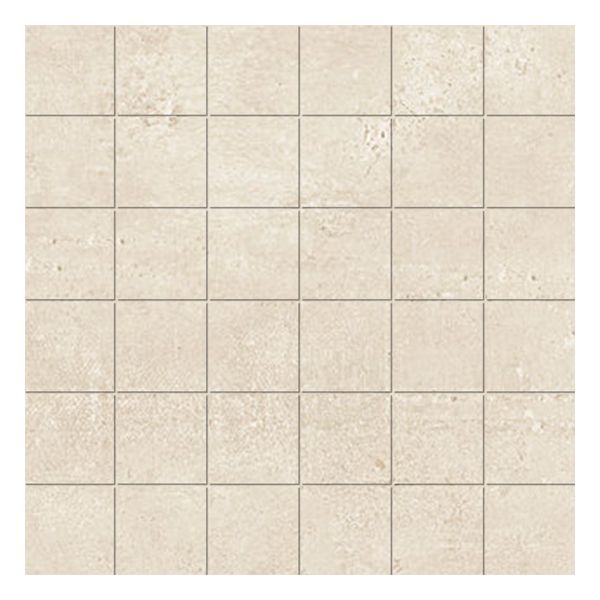 Porcelaingres Urban X370299X8 Vloertegel Mozaiek.30X30cm Cream 8mm Mat Ret.R10 F:5X5cm