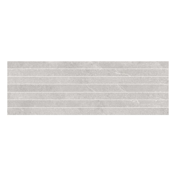 Metropol Isola 10021514 Wandtegel Mozaiek.29X90cm Gris 9,8Mm Mat Ret.