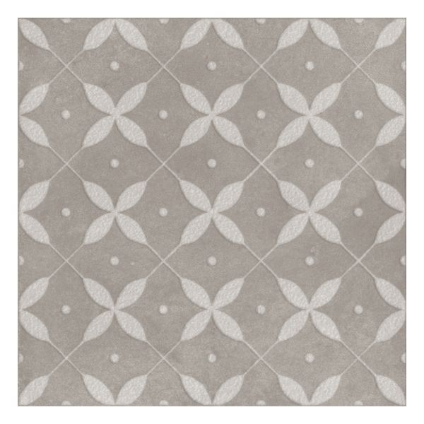 Ragno Amuri RC8D Wandtegel Decor 20X20cm Zuc. Grigio 10Mm Mat