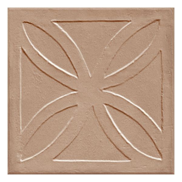 Ragno Amuri RC7H Wandtegel Decor 20X20cm Str.3D Gel.Coto 10Mm Mat 3D