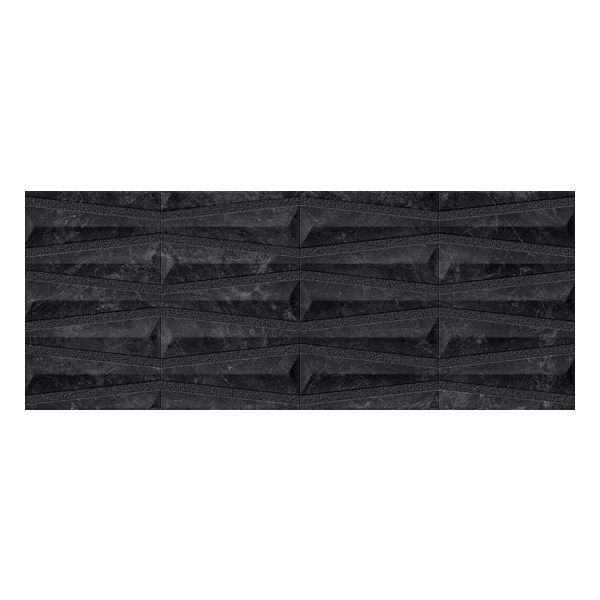 Porcelanosa Velluto 100354913 Wandtegel Decor 59,6X150cm Nero 10mm Mat Ret.