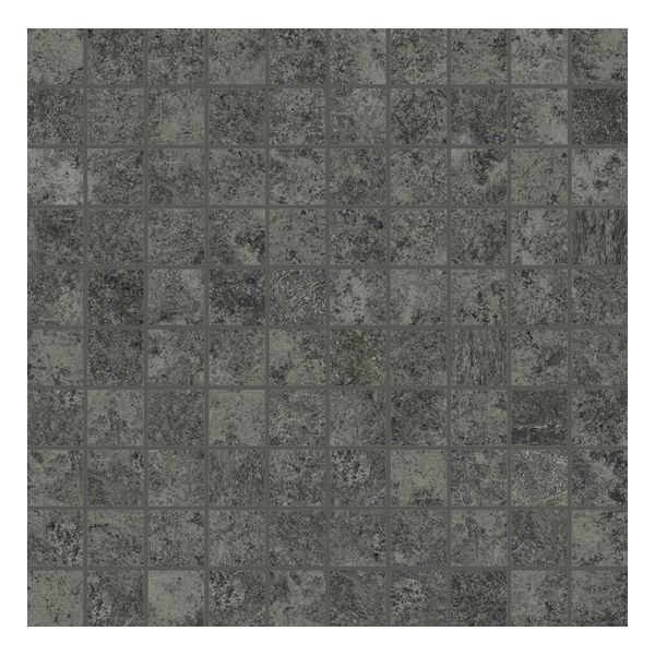 Florim Artifact 760923 Wandtegel Mozaiekaiek 30X30cm Charcoal 9Mm Ret.R10 F:3X3cm