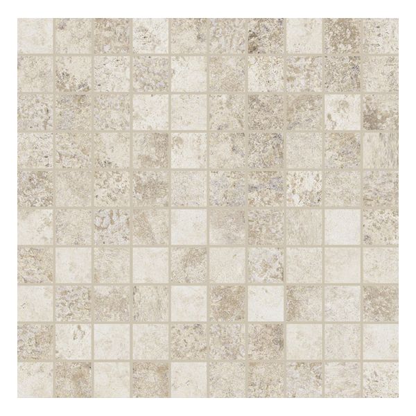 Florim Artifact 760908 Wandtegel Mozaiekaiek 30X30cm White 9Mm Ret.R10 F:3X3cm