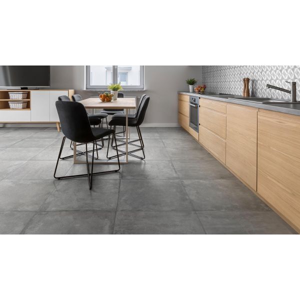 Abitare Icon PF00011664 Terrastegel 60,4X60,4cm Smoke 20mm Mat Ret.R11