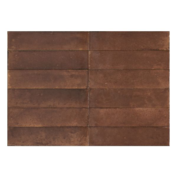 Marazzi Lume MP8Z Vloertegel 6X24cm Caramel Lux 10mm Glans