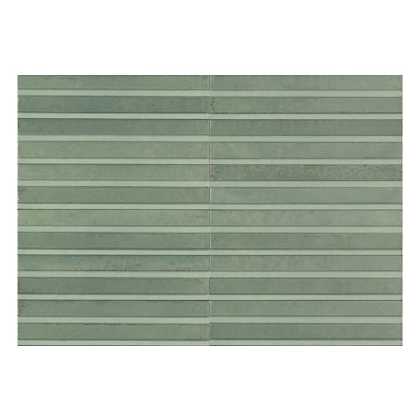 Marazzi Lume MP9C Wandtegel 6X24cm Tur. 3D Rake Dec 14mm Glans