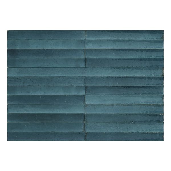 Marazzi Lume MP94 Wandtegel 6X24cm Oce. 3D Swing Dec 14mm Glans