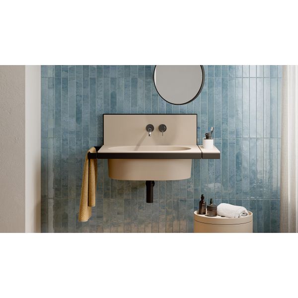 JOS. Panorama Wandtegel 4,8X45cm California LightBlue 9,5mm Glans