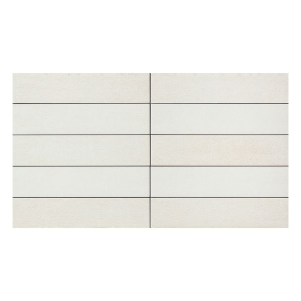 JOS. Horizon Vloertegel 6,5X29cm Bianco Matt 10mm Mat
