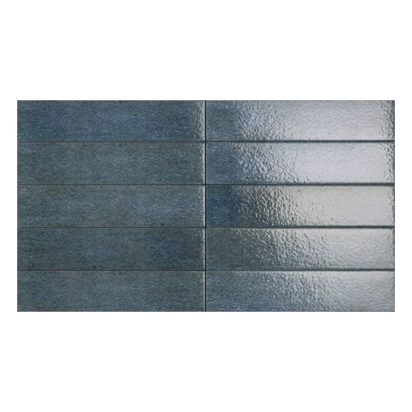 JOS. Horizon Vloertegel 6,5X29cm Petrolio Lux 10mm Glans