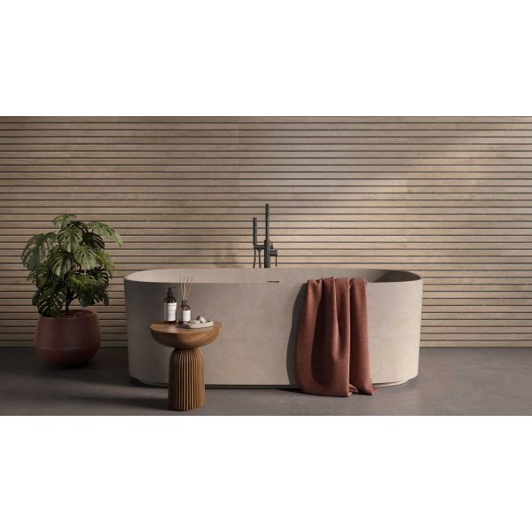 JOS. Bari Wandtegel Decor 60X120cm Aural Black 8,2mm Mat