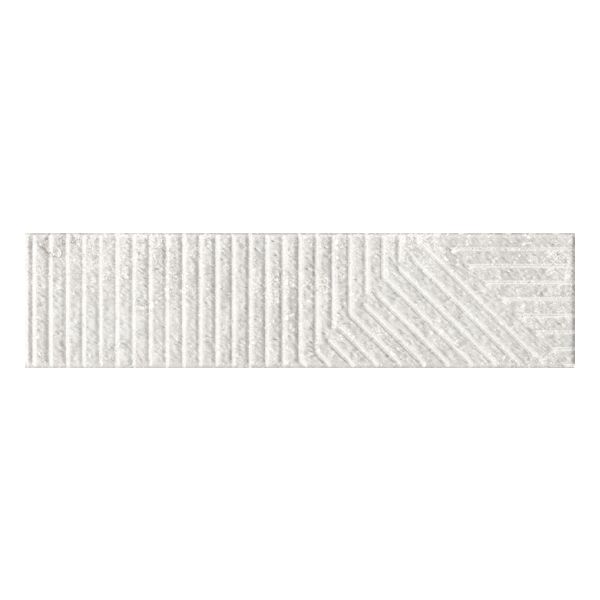 Ceramic-Apolo Aurea R3855C7 Wategel Decor 7,2X30cm Petra Light Grey 8,5mm Mat
