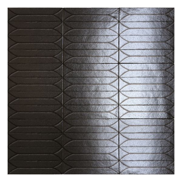 Marazzi Terramater MPV7 Wandtegel Decor 9,1X37,5cm Carbone 14mm Mat R9