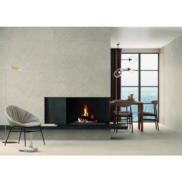 Sanchis Cement Stone Greige Rect 100X100 9mm