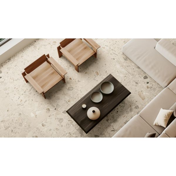 Douglas Jones Tinct Vloertegel 90X90cm Sassi Avorio 9mm Mat Ret.R10
