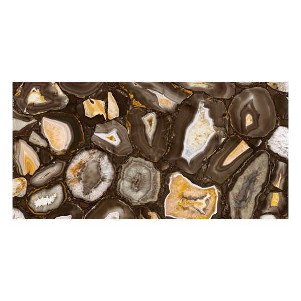 Douglas Jones Silensis Vloertegel Decor 60X120cm Umber Gold 6mm Glans Ret.