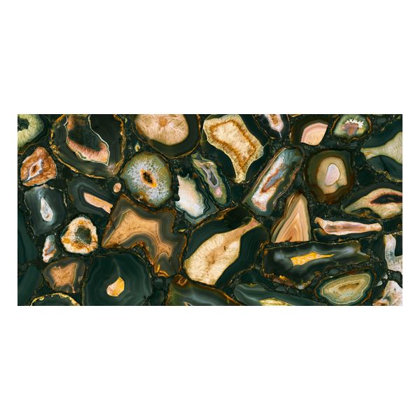 Douglas Jones Silensis Vloertegel Decor 60X120cm Viridian Gold 6mm Glans Ret.