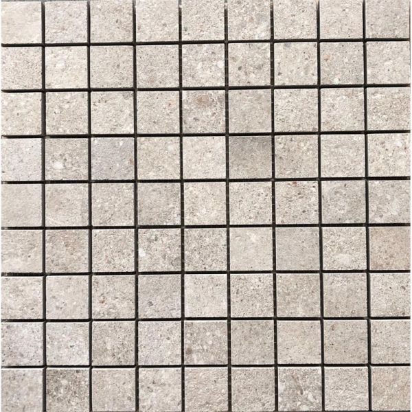 Dutch Design Beton Mosaico Grigio 30X30cm Mat