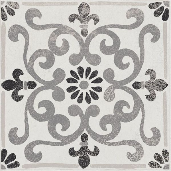 Dutch Design Vintage Tapijt C  B/n 20x20