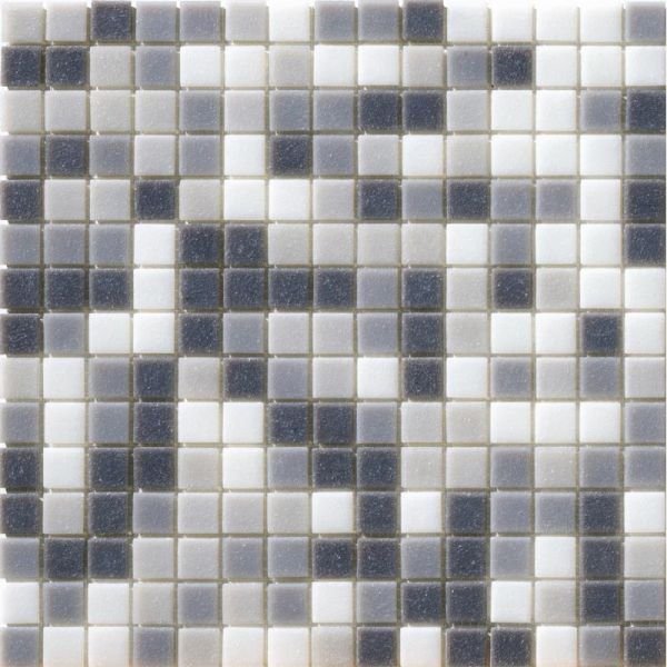 Mosaico 2x2 Cromie Acqua Grigio Mix 33x33
