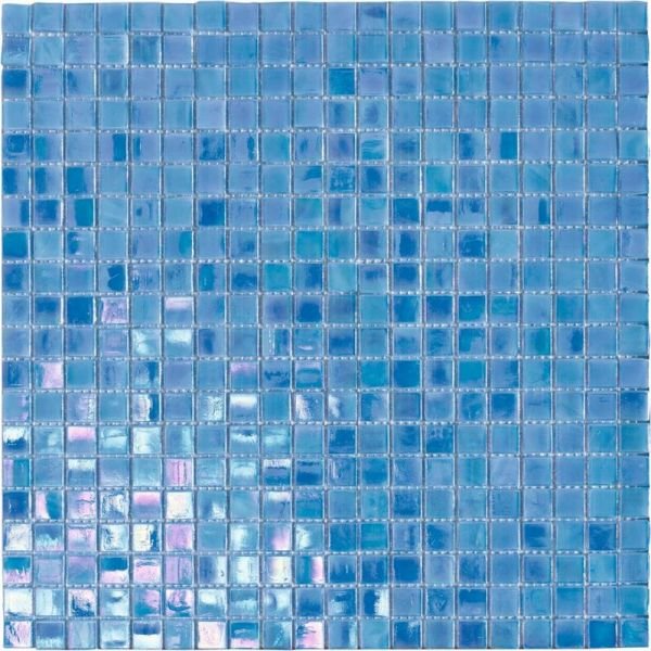 Mosaico 1.5x1.5 Perle Azzurro 33x33