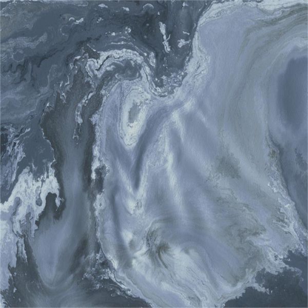 Tebe Pulido Nexside Blue 120X120cm Glans