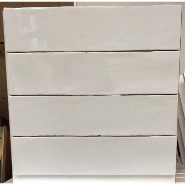 Tebe Vintage Blanco Brillo 7,5X30cm Glans