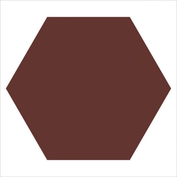 Winckelmans WM 25mm Hexagons ROU Red on Fiber