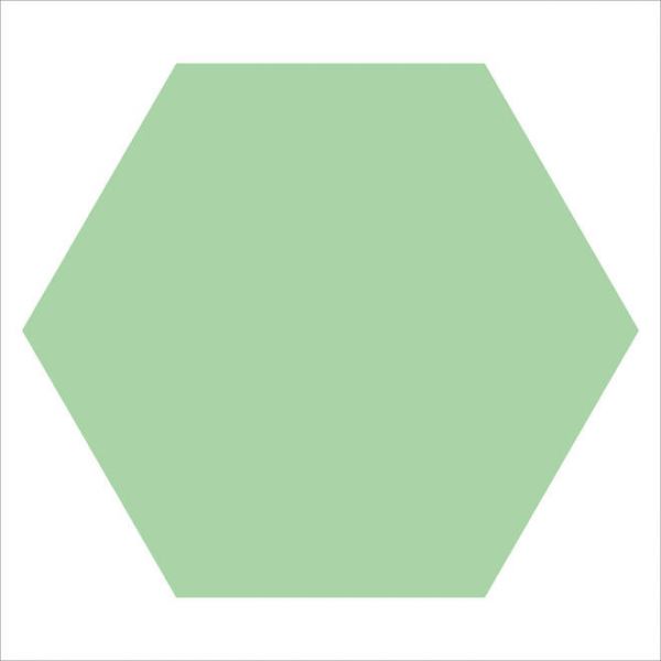 Winckelmans WM Loose 100mm Hexagons PIS Pistachio