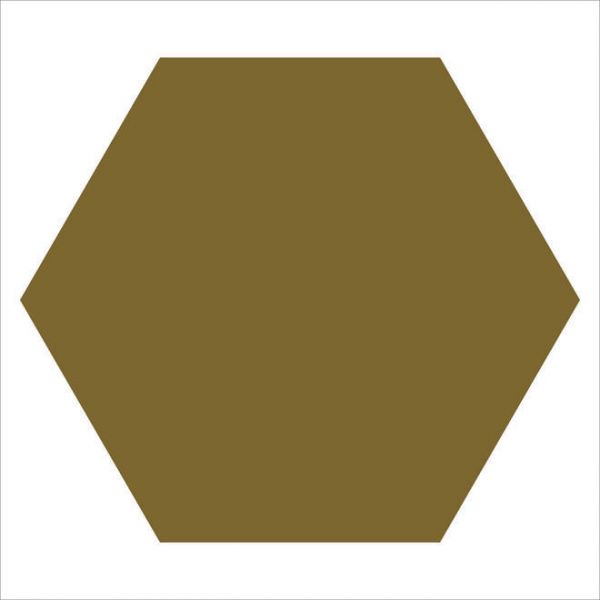 Winckelmans WM Loose 150mm Hexagons CAR Toffee