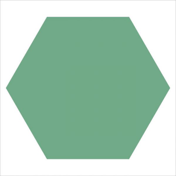 Winckelmans WM Loose 150mm Hexagons VEU Green