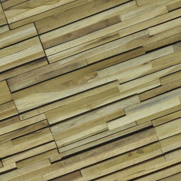 Michel Oprey WoodWall cladding Teak Toscane Small,