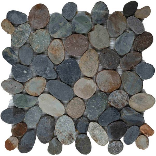 Michel Oprey Horizontal Sliced Pebbles Greeny Swarthy