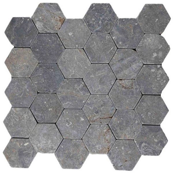 Michel Oprey Parquet Hexagon Light Grey-Grey