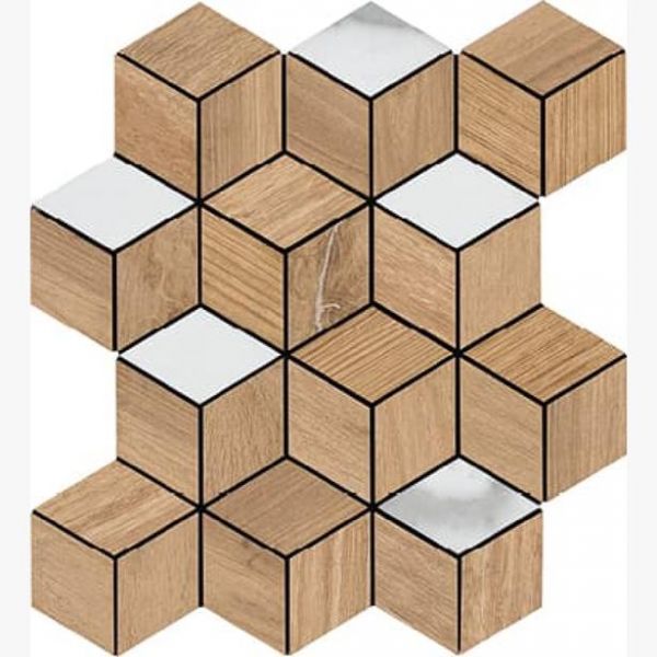 La Fabbrica Honey Wood Rombo Mix 30x35x0,88 cm naturale