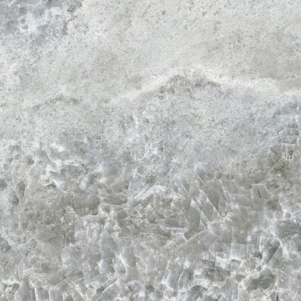 Ariostea Ultra Crystal 75x75cm Grijs glans UCR6L75608
