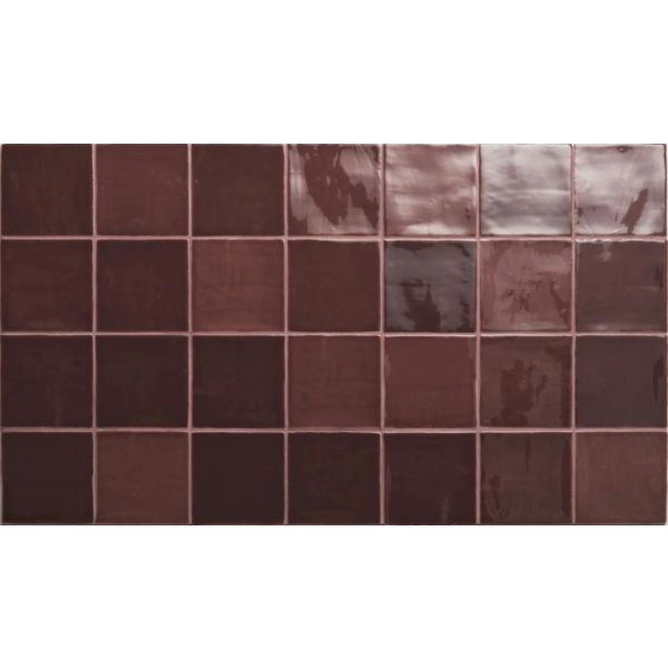Azulejos New Zellige 13x13cm Rood J1306