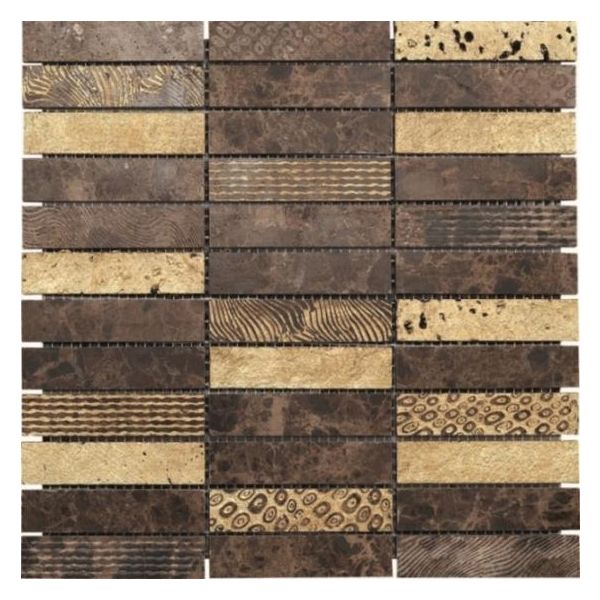Boxer Patchwork 30x30cm Bruin 0600-PP