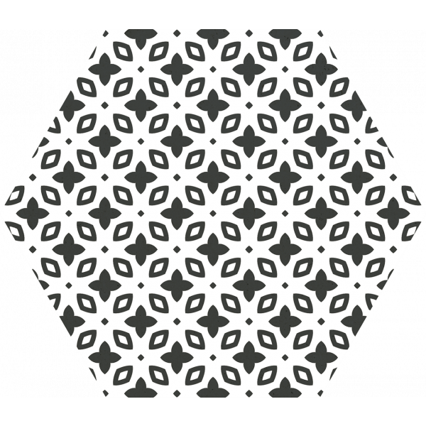 Codicer95 Hex25 25,1x22cm White Vloertegel (CV2250)