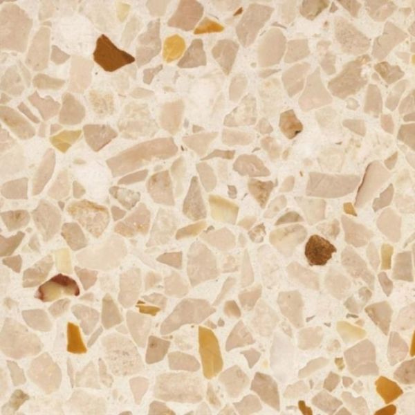 Ecostone Retro-style 40x40cm Creme glans EM-1073