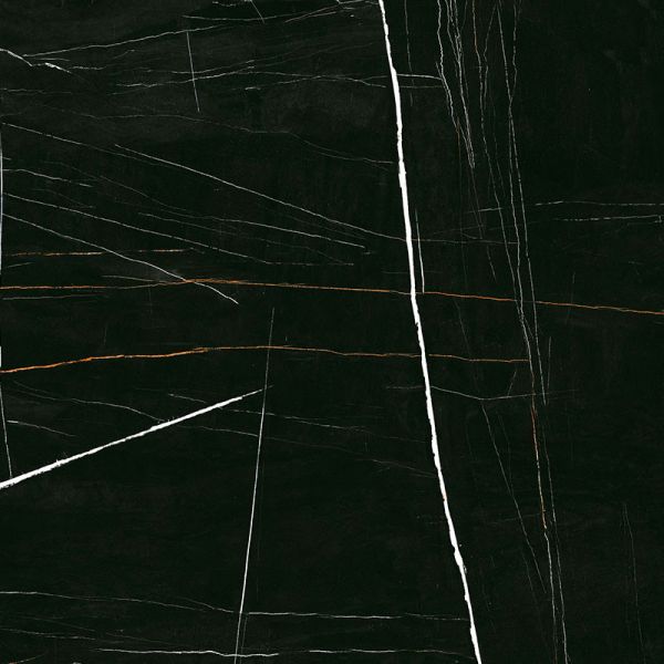 Geo Tiles Sahara 120x120x1cm Zwart glans 0461205357009