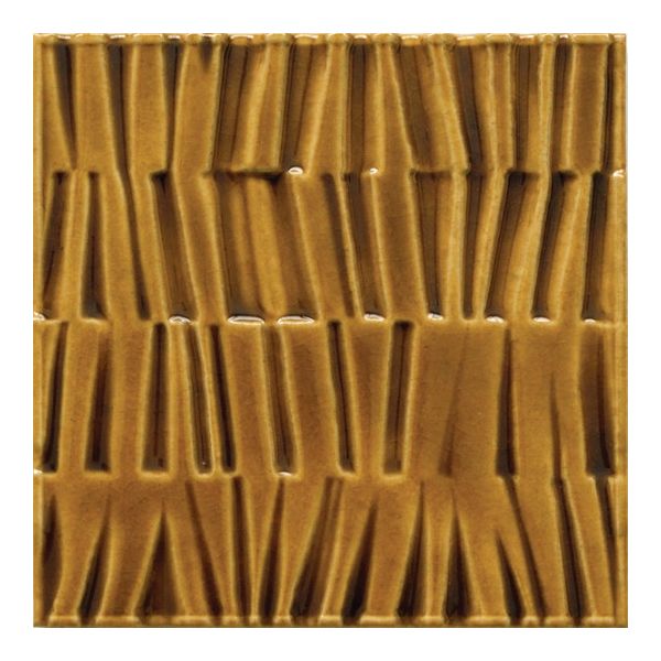 Gigacer Bamboo 15x15x1cm Geel 10BAM15AMBRA