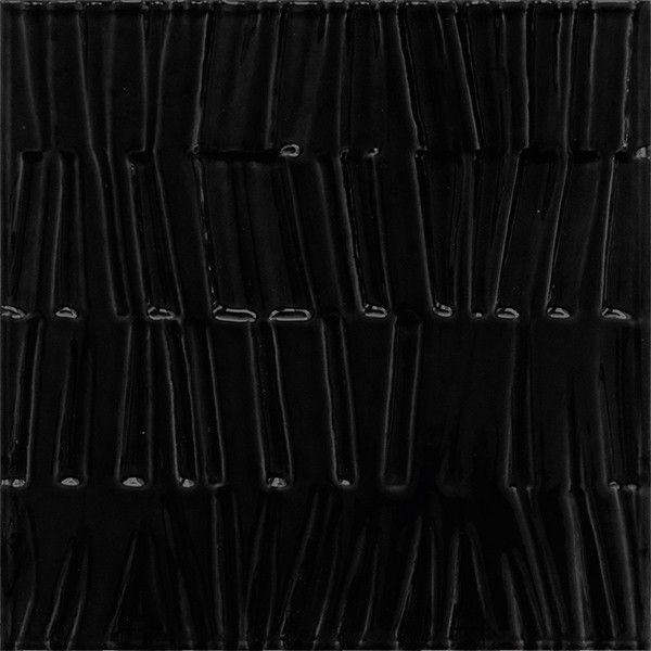 Gigacer Bamboo 15x15x1cm Zwart glans 10BAM15NERLA