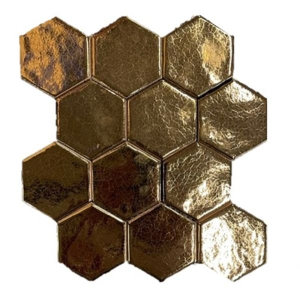Grandeur Hexagonel 28x30cm Goud glans ESMOSA022