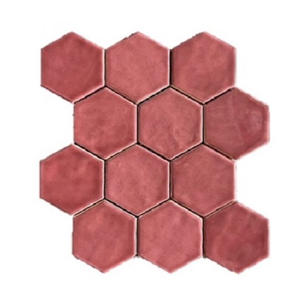 Grandeur Hexagonel 28x30cm Rose glans ESMOSA008.